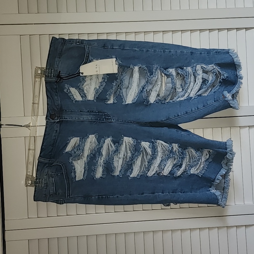 AP Blue by Aphrodite Jeans Denim Jean Bermuda Shorts Women's Plus Size 3x